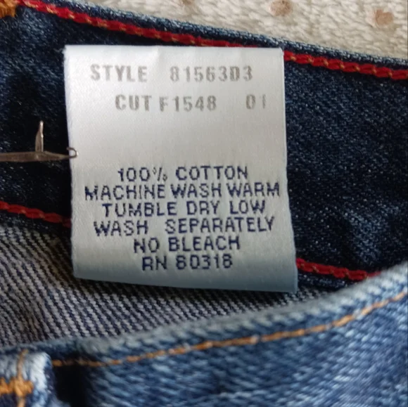 Vintage 90's Lucky Brand wideleg Jeans Size 4 dark wash - Picture 11 of 15